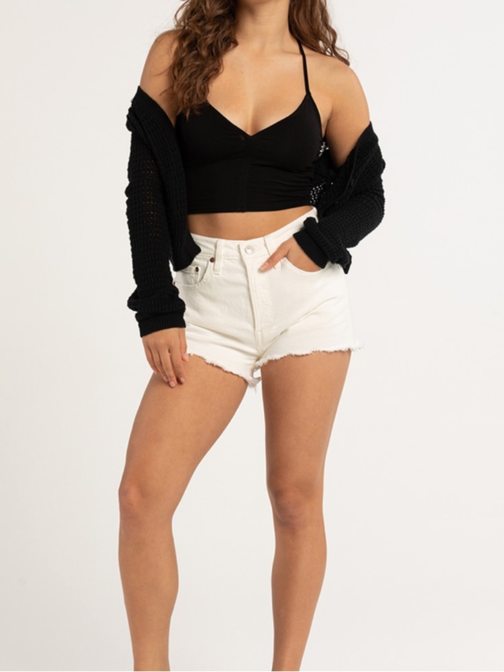 LEVI'S 501 High Rise Womens Denim Shorts